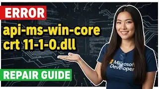 Fix api-ms-win-core-crt Missing Error!