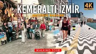 IZMIR 🇹🇷 Exploring the Historic Kemeraltı Bazaar & Old Town | 4K 50FPS ASMR Walking Tour