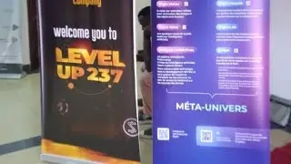 Digiu au Level up 2023 au Palais des sports de Yaoundé