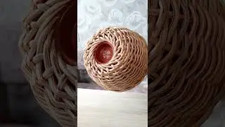 Подвесное кашпо из ротанга, полное видео скоро на моём канале!!
