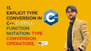 Explicit type conversion In C++: C-Style Type Costing: Function Notation: Type conversion Operators