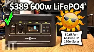 Rockpals Freeman 600w Power Station Solar Generator Review