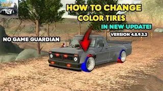 How to Change Color Tires in  Car Parking Multiplayer New Update!