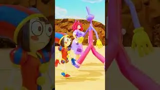 Save Pomni in Tug of War VS Jax & Abstract Kaufmo Bones - Imagine Dragons The Amazing Digital Circus