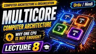 Multicore Computer Architecture | Computer Architecture & Organization | Lecture 8 | Urdu/Hindi