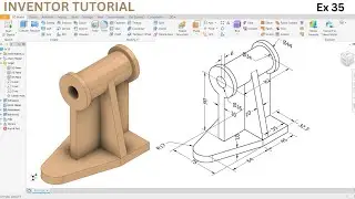 Mastering Autodesk Inventor 3D Modeling Tutorial: Ex 35| Inventor Autodesk Tutorial