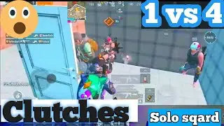 1vs4 Clutches PUBG Mobile😲 Part 1 || 1vs4 Clutches || Pubgmobile || TikTok 😲