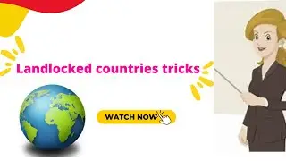 Landlocked countries in Europe &  South America |Short Tricks