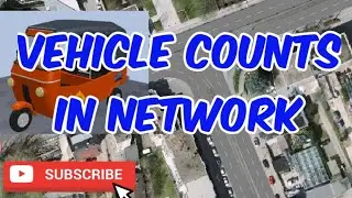 VISSIM Tutorial - 11 Vehicle Counts in Network || How to use DATA COLLECTION object in VISSIM