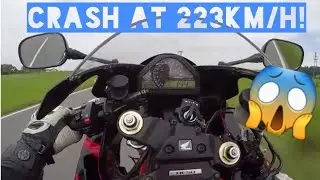 Motorradunfall bei 223km/h