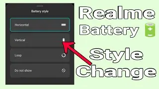 Realme GT2 Pro smart phone Battery 4 style Change... #realme #smartphone #setting