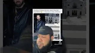 Drake house shot up security guard gets hospitalized 🚨