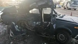 21.12.2020г - Неудачный занос на Ваз-2106 лишил жизни молодого водителя... ДТП в Новокузнецке.