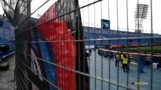 Фанаты ЦСКА на выезде в Питере