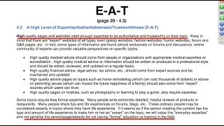 Google's Quality Guidelines 2014 Leaked - Webinar