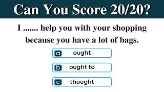 Mixed English quiz test | CAN YOU SCORE 20/20?