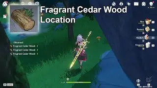 Fragrant Cedar Wood Location - Genshin Impact