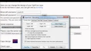 How to change your optifine Cape [Voice Tutorial]