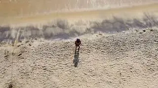 Drone take on  the beach: