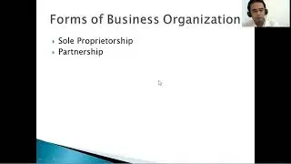 The Forms and Economic Roles of Business Organizations and The Phases of Economic Development