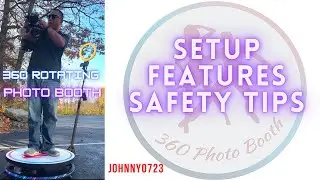 360 Rotating Photo Booth - Setup overview, Features, Safety tips and Demos! Great for parties/rental