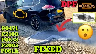 Nissan DIESEL P2002 P0471 P2100 P061A P0638 DPF LIMP MODE FIXED