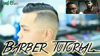 Side Part Fade Mens Haircut Tutorial! Asian Hair