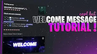 How to make Custom Embed Welcome Message | Carl Bot | Mimu | Discord Welcome Message Tutorial Mee6
