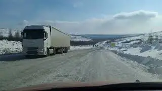 Перевал Тит. Трасса Лена.  2024-03-08