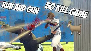 GTA V online Run and Gun Team Deathmatch 50 kill game