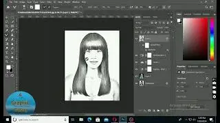 how to transform photo pencil sketch drawing in photo shop adobe
