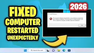Fix “The Computer Restarted Unexpectedly or Encountered an Unexpected Error” (Windows 10/11/7)