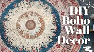 I Made Boho Art Using Dollar Tree & Thrift Store Items!