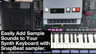 Easily Add Sample Sounds to Your Synth Keyboard with SnapBeat sampler.