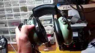 General aviation headset testing for ham radio