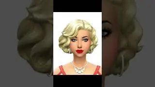 Sims 4 Marilyn Monroe CAS 