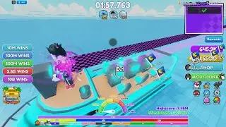 4.5QD Wins/ Roblox Race Clicker Episode 140