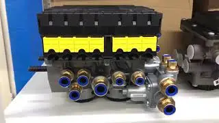 Модулятор EBS TEBS Шмитц с модулем РЕМ и с фитингами 4801020630 WABCO