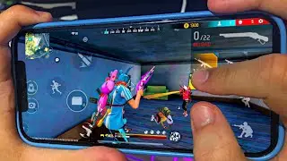 iPhone 11 📱Full Handcame Free Fire 2025 ? iPhone 11 Full Map Solo VS Squad Gameplay