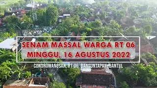 Senam Massal Warga RT 06 Condrowangsan