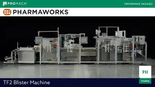 Pharmaworks TF2 Blister Machine w/ Custom Robotic Feed System