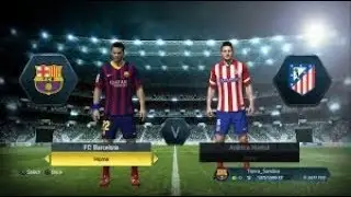 Barcelona vs Atletico Madrid FiFa 14 Gameplay