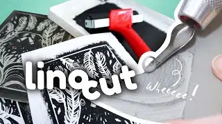 Creating Bold Beautiful Prints at Home * Linocut Beginners Printmaking
