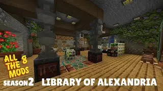 Minecraft All The Mods 8 ⭐ EP 25 LIBRARY OF ALEXANDRIA (APOTHEOSIS)