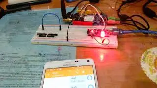 Nano with SIM900 GSM GPRS Module SMS control Led