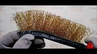 Щетка проволочная латунная VOREL, 06965