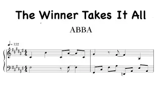 ABBA - The Winner Takes It All Sheet Music