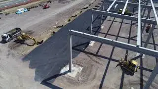 Valsamoggia: in volo sopra il cantiere
