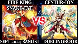 Fire King Snake-Eye vs Centur-ion | High Rated | Dueling Book