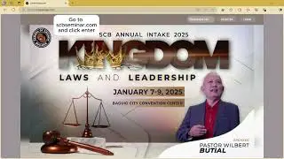 HOW TO REGISTER TO SCB ANNUAL INTAKE 2025